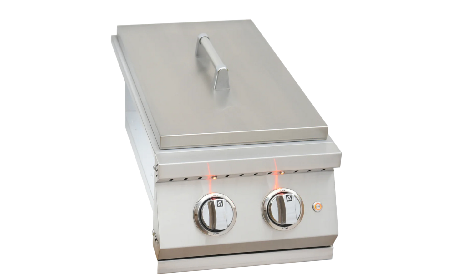 Professional Double Side Burner with removable cover