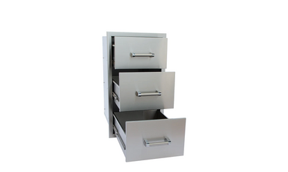 Outdoor Kitchen Stainless Steel Triple Drawer